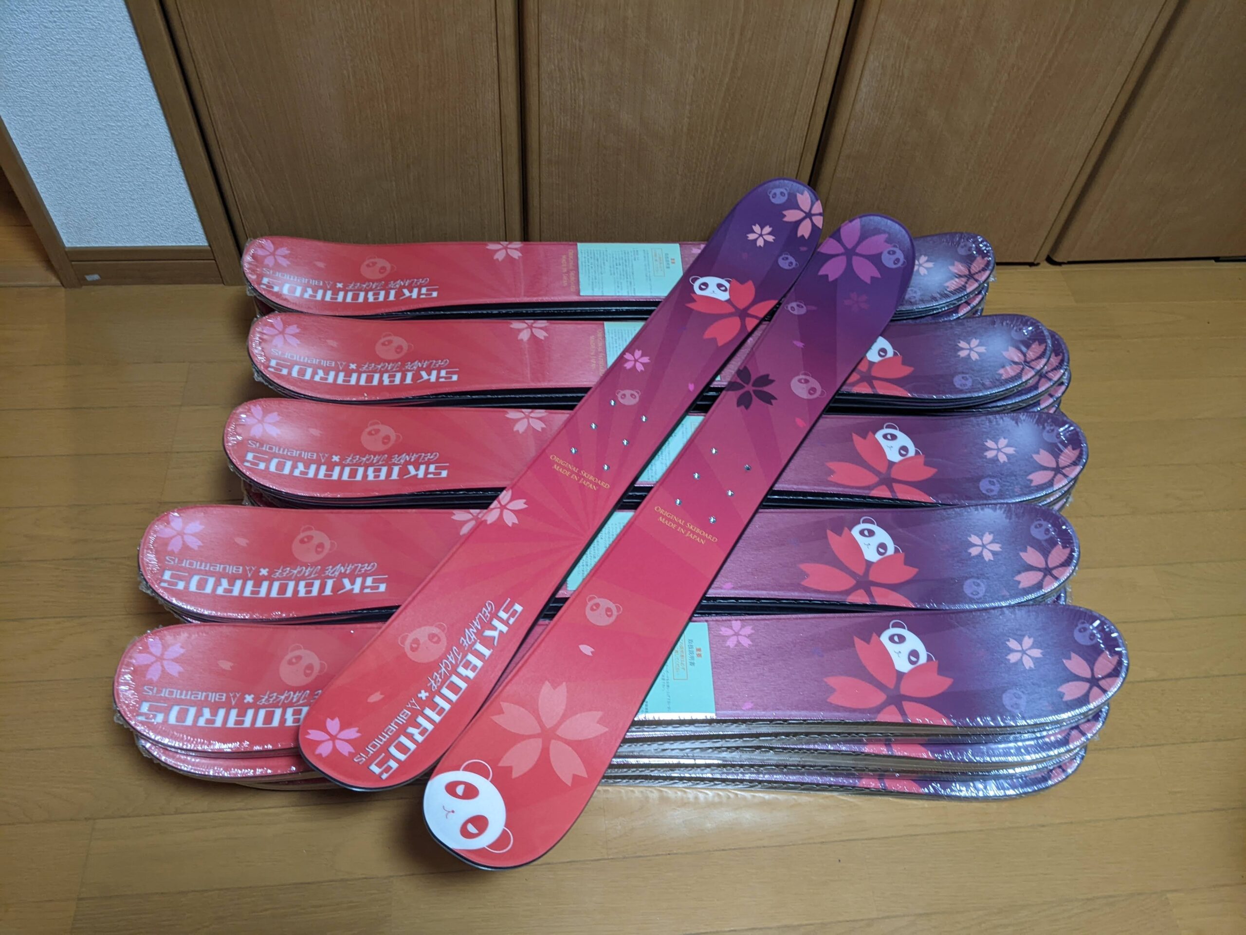 【デッキ面】パンダ板２ ～ブルーモリス桜田紋Ver.～